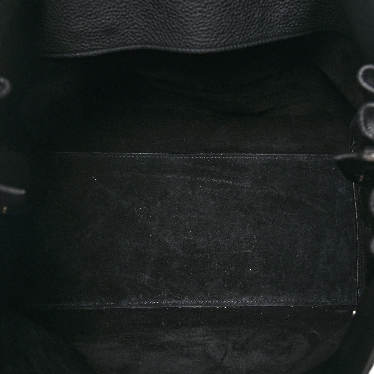 Saint Laurent Grained Calfskin Medium Souple Sac De Jour Black 6 of 12