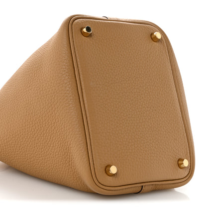 Hermes Taurillon Clemence Picotin Lock 18 PM Biscuit 9 of 11