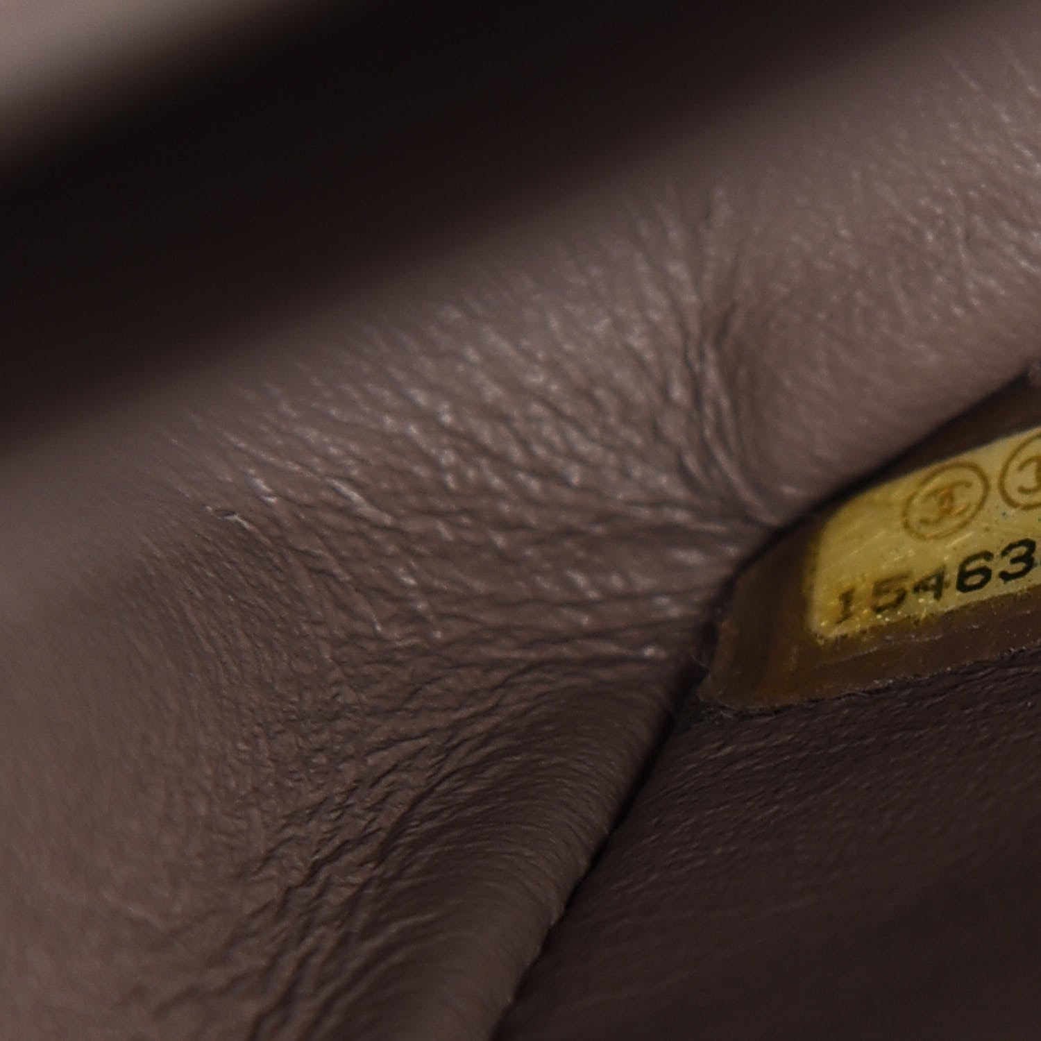 Chanel Patent Quilted Jumbo Double Flap Dark Beige 7 of 11