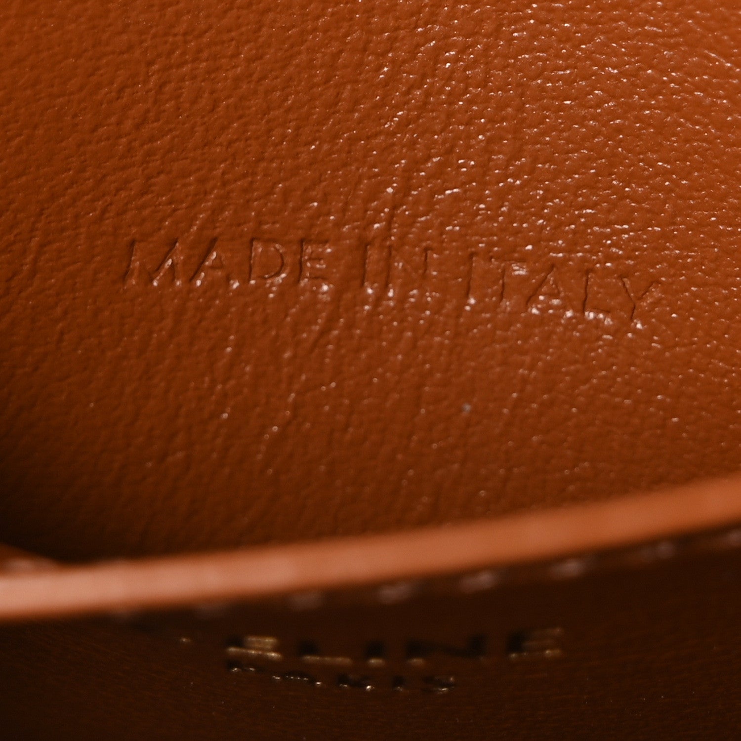 Celine Smooth Calfskin Tabou Clutch On Strap Tan 12 of 19