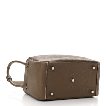 Hermes Taurillon Clemence Lindy 26 Etoupe 3 of 10