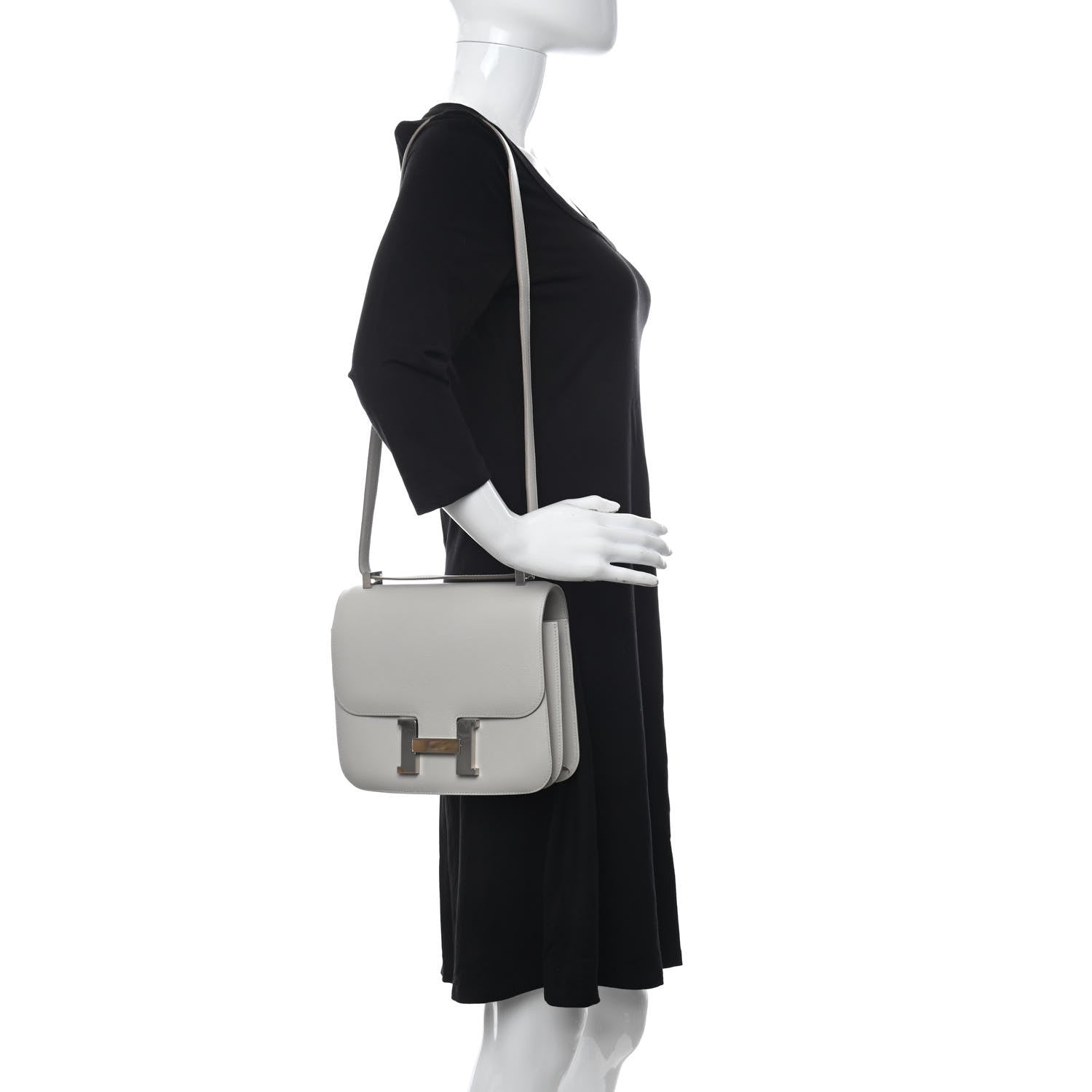 Hermes Evercolor Constance 24 Gris Perle 2 of 11