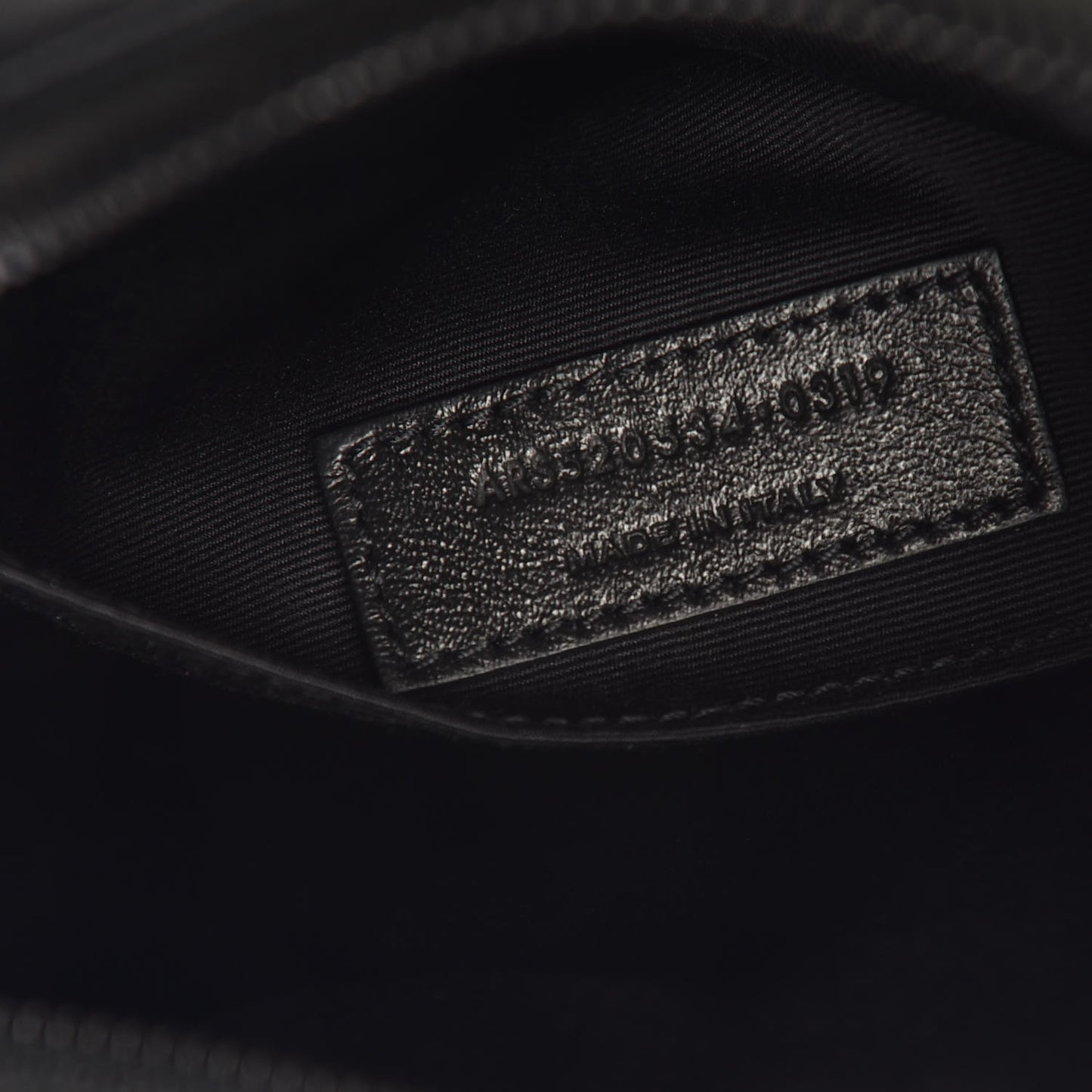 Calfskin Matelasse Monogram Lou Camera Bag Black