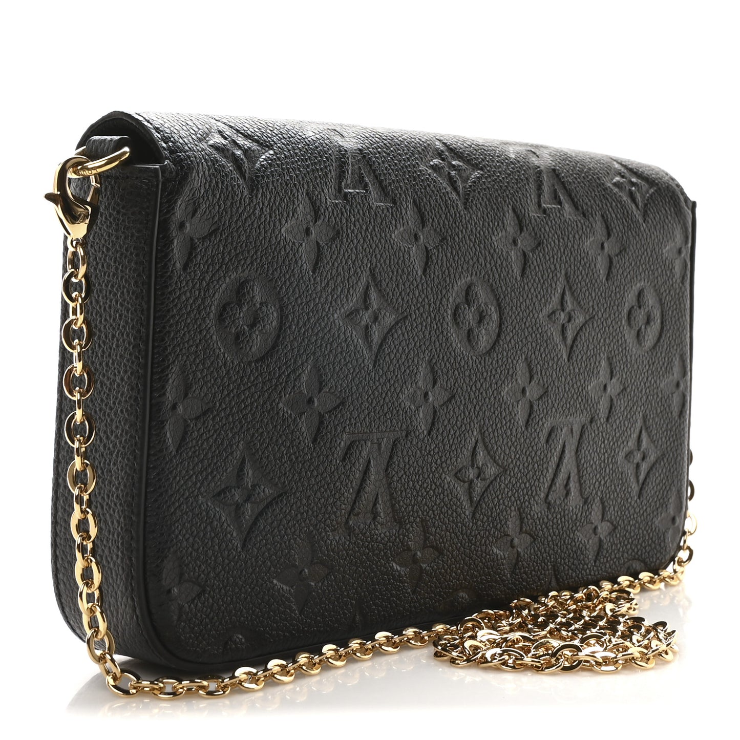 Empreinte Pochette Felicie Chain Wallet Black