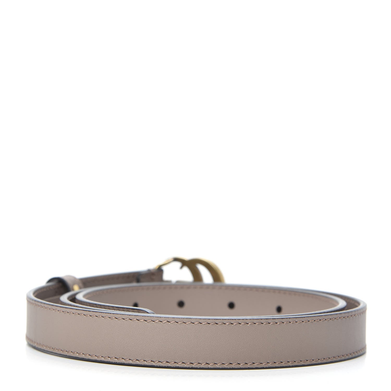 Gucci Calfskin Double G 20mm Belt 85 34 Porcelain Rose 2 of 5