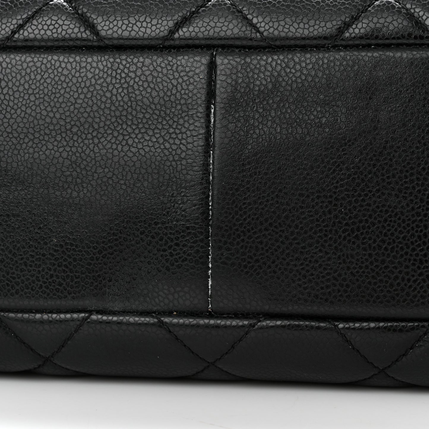 Caviar Quilted Timeless CC Soft Tote Black