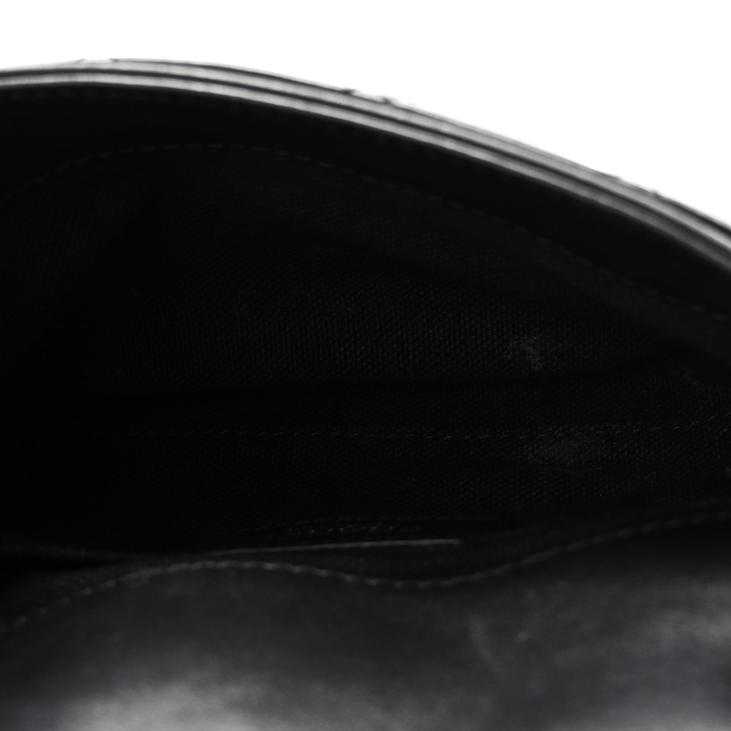 Calfskin Quilted CC Uniform Flap Belt Bag Black