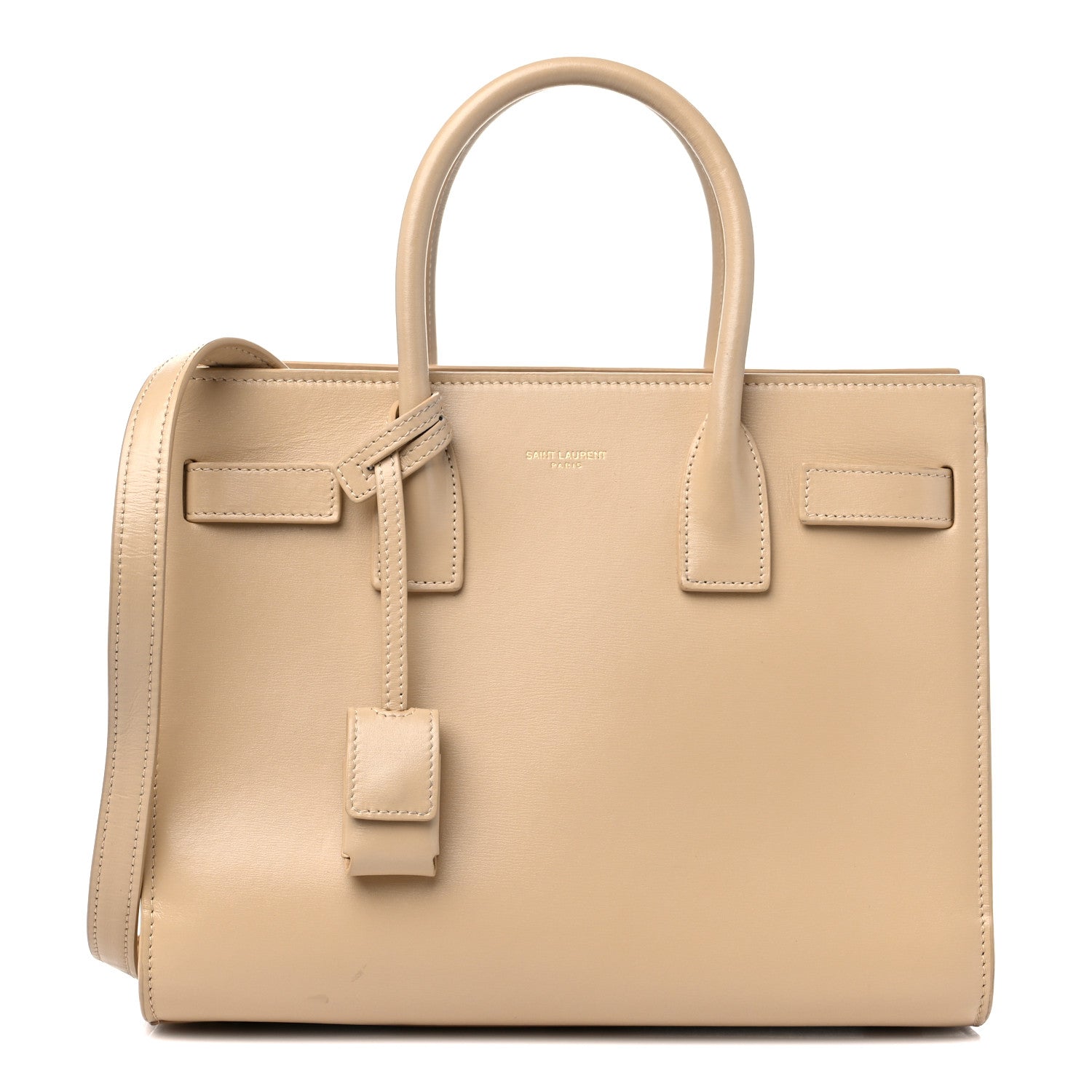 Saint Laurent Calfskin Baby Sac De Jour Dark Beige 1 of 14