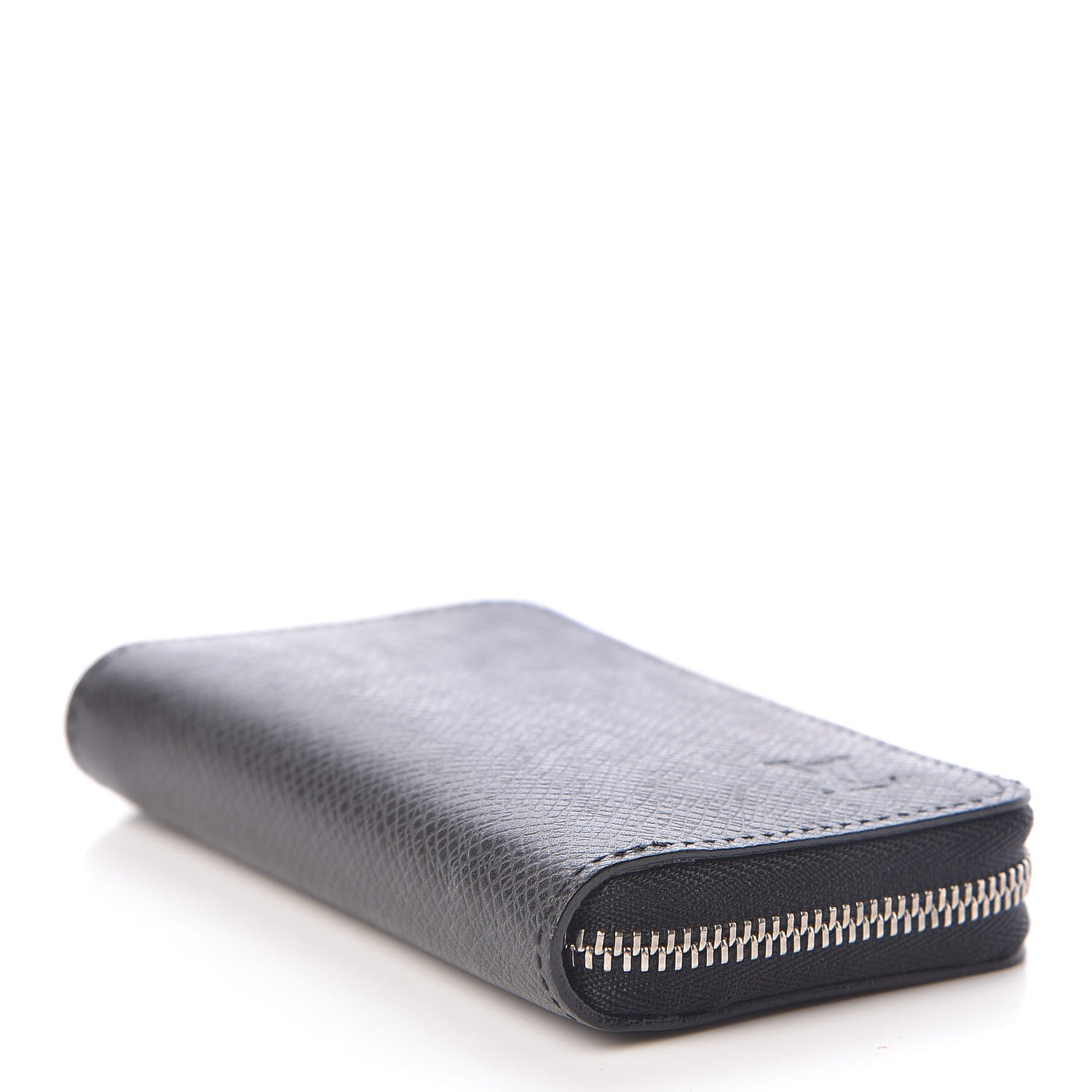 Louis Vuitton Taiga Zippy Coin Purse Vertical Black 4 of 8