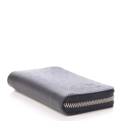 Louis Vuitton Taiga Zippy Coin Purse Vertical Black 4 of 8