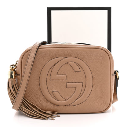 Gucci Pebbled Calfskin Small Soho Disco Bag Camelia 14 of 14