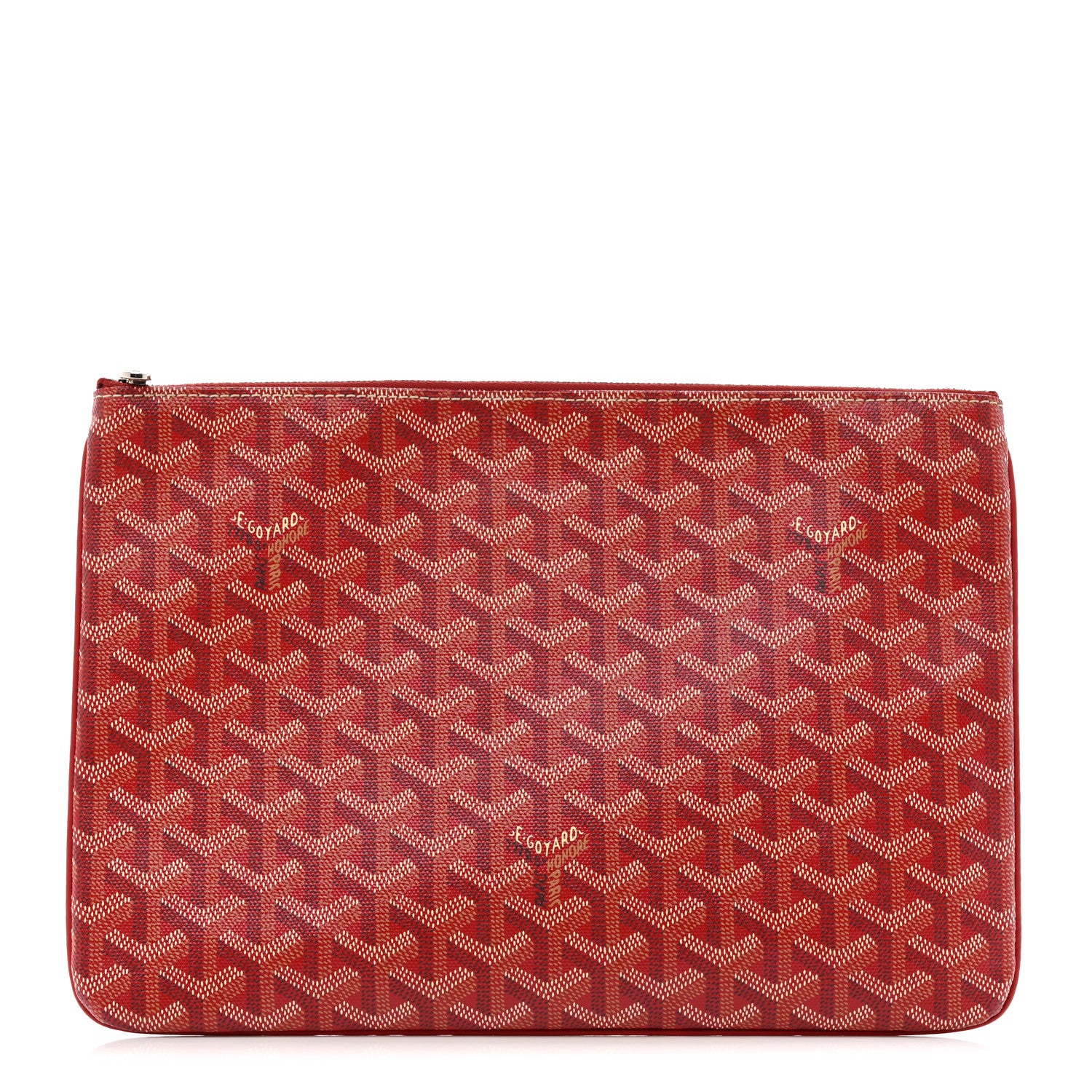 Goyard Goyardine Senat Pochette MM Red 1 of 9