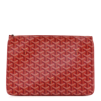 Goyard Goyardine Senat Pochette MM Red 1 of 9