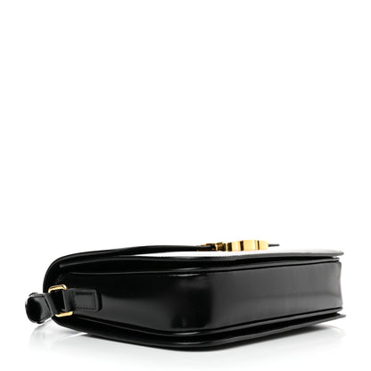 Celine Shiny Calfskin Medium Triomphe Black 4 of 17