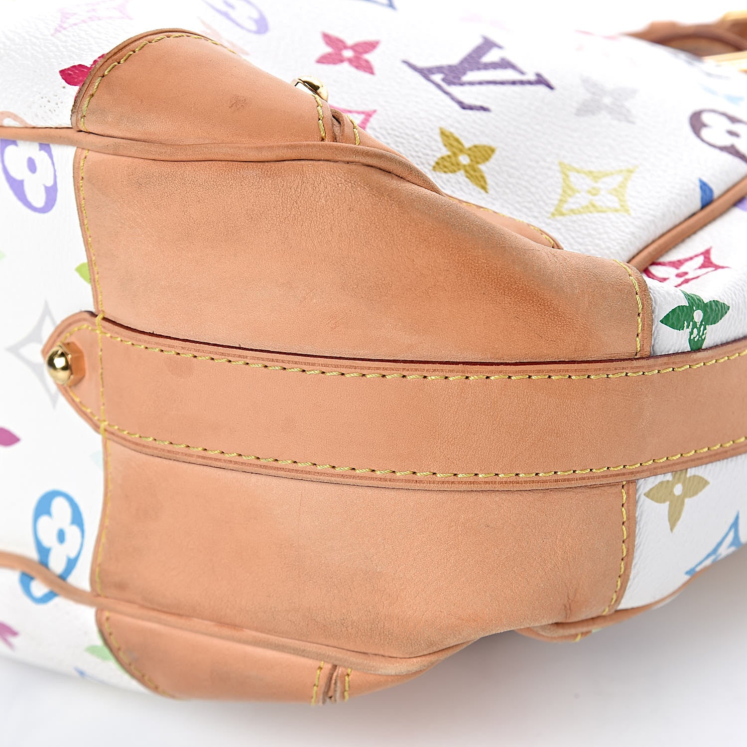 Louis Vuitton Monogram Multicolor Greta White 9 of 10