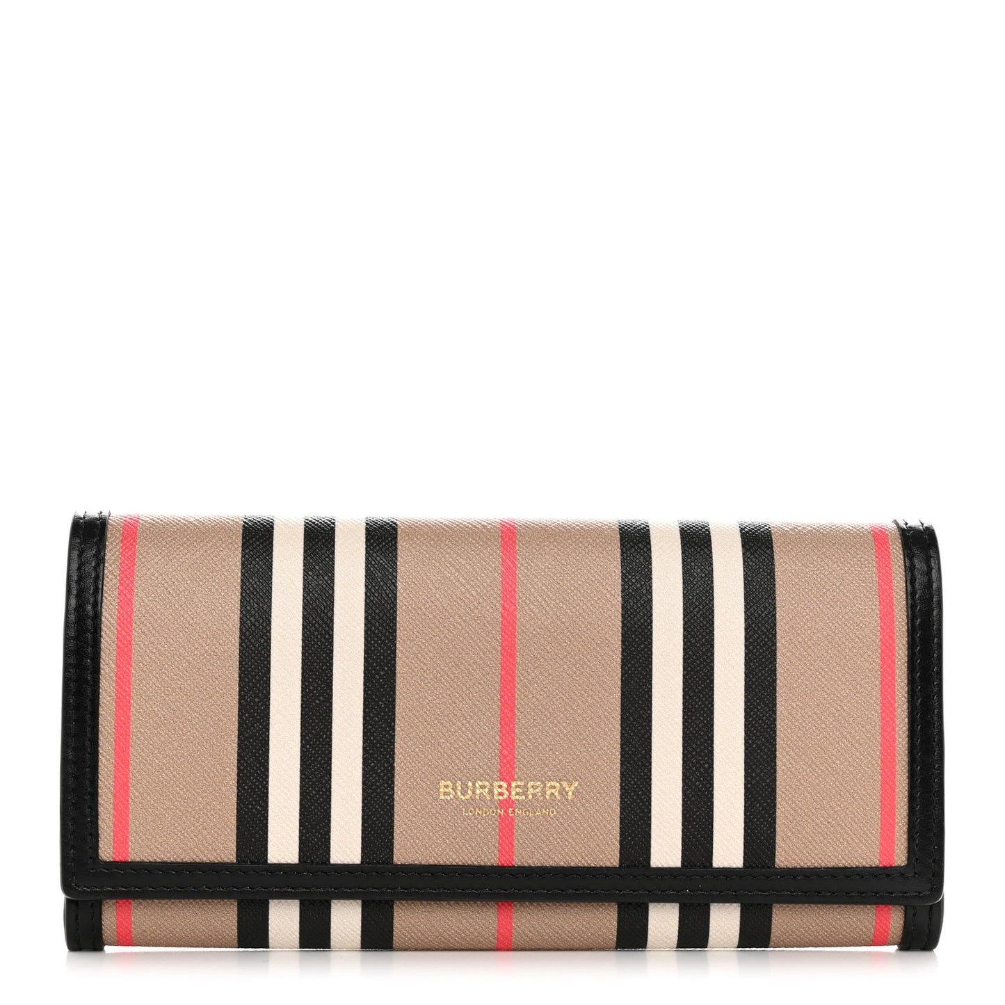 E-Canvas Icon Stripe Halton Continental Wallet Archive Beige