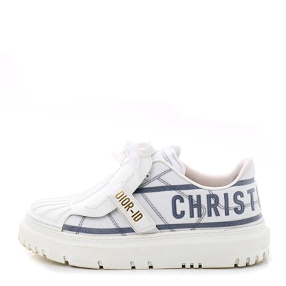 Christian Dior Nylon Mesh Dior-ID Platform Sneakers 39.5 Bleu France 1 of 12