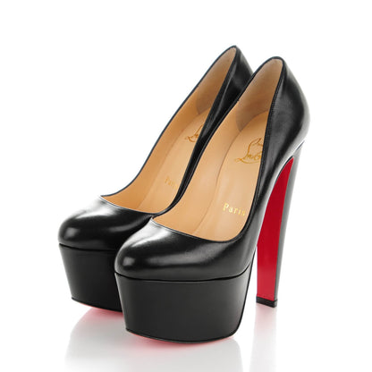 Christian Louboutin Shiny Calfskin Alta Vicky 160 Pumps 35.5 Black 3 of 7