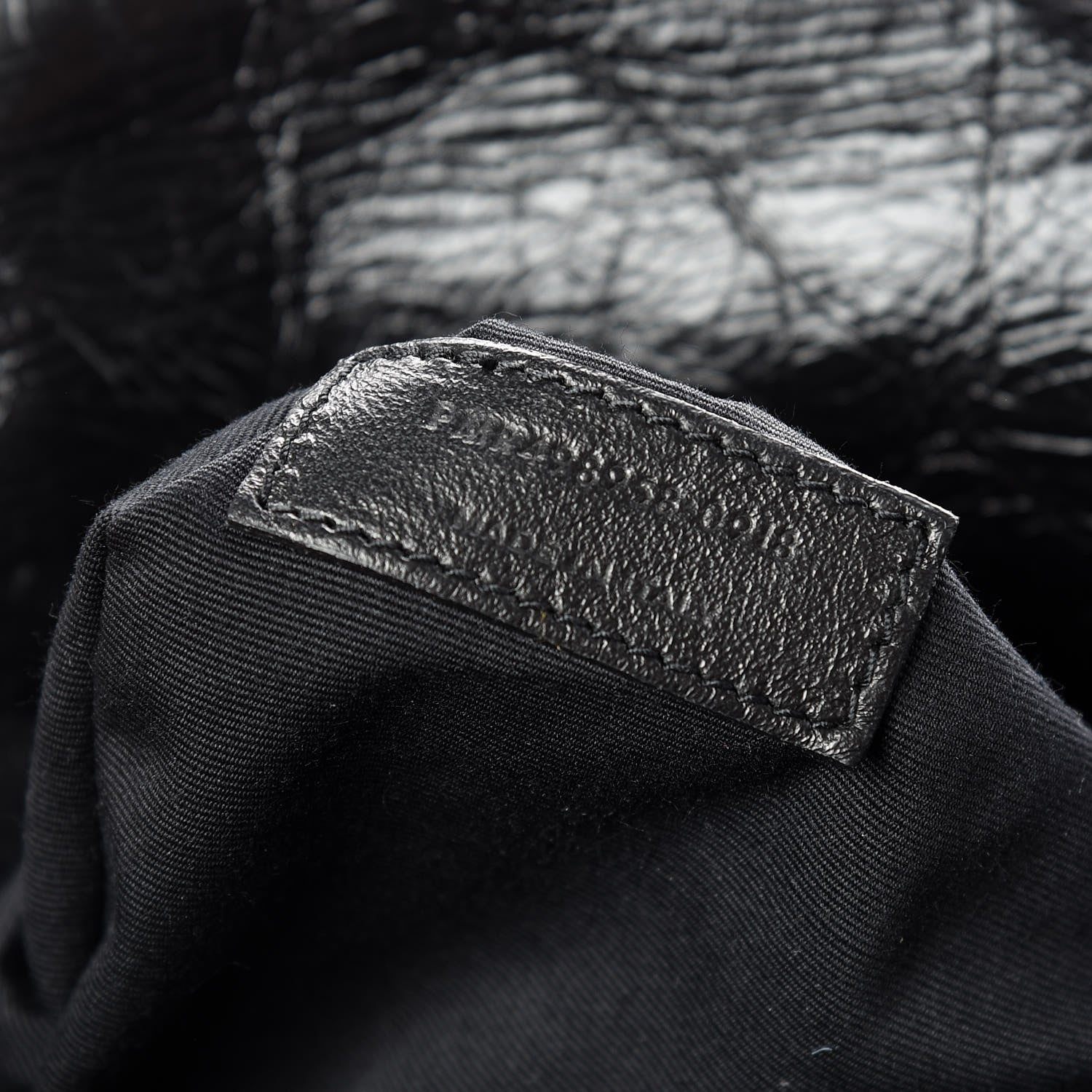 Saint Laurent Crinkled Calfskin Matelasse Monogram Medium Niki Chain Satchel Black 8 of 10