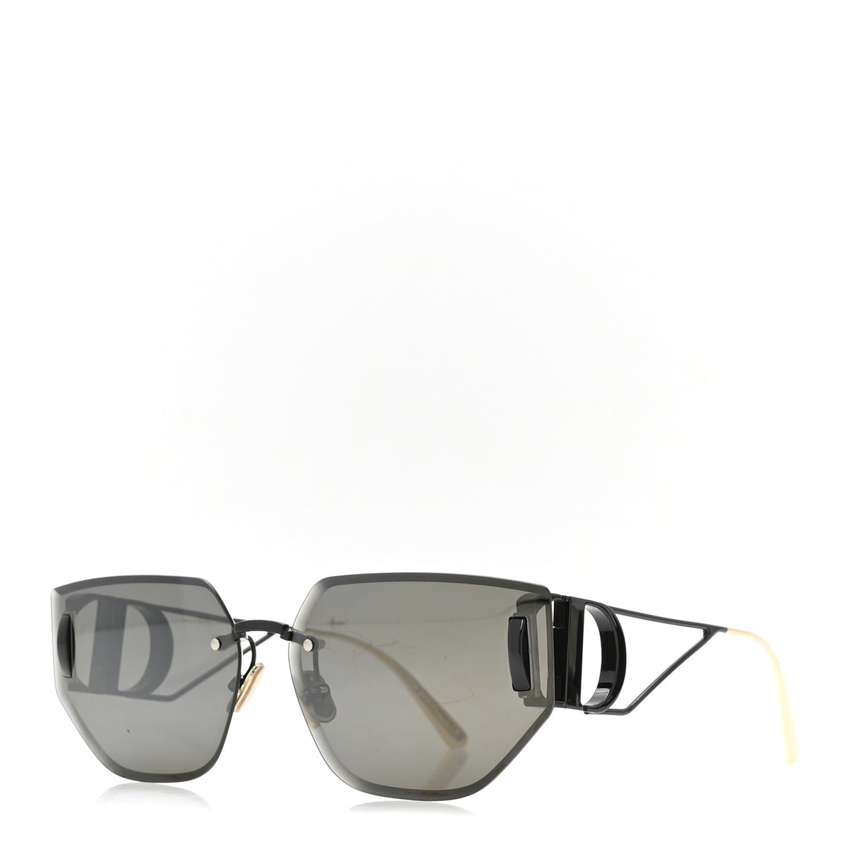 Metal 30 Montaigne B3U Butterfly Sunglasses Black Gold