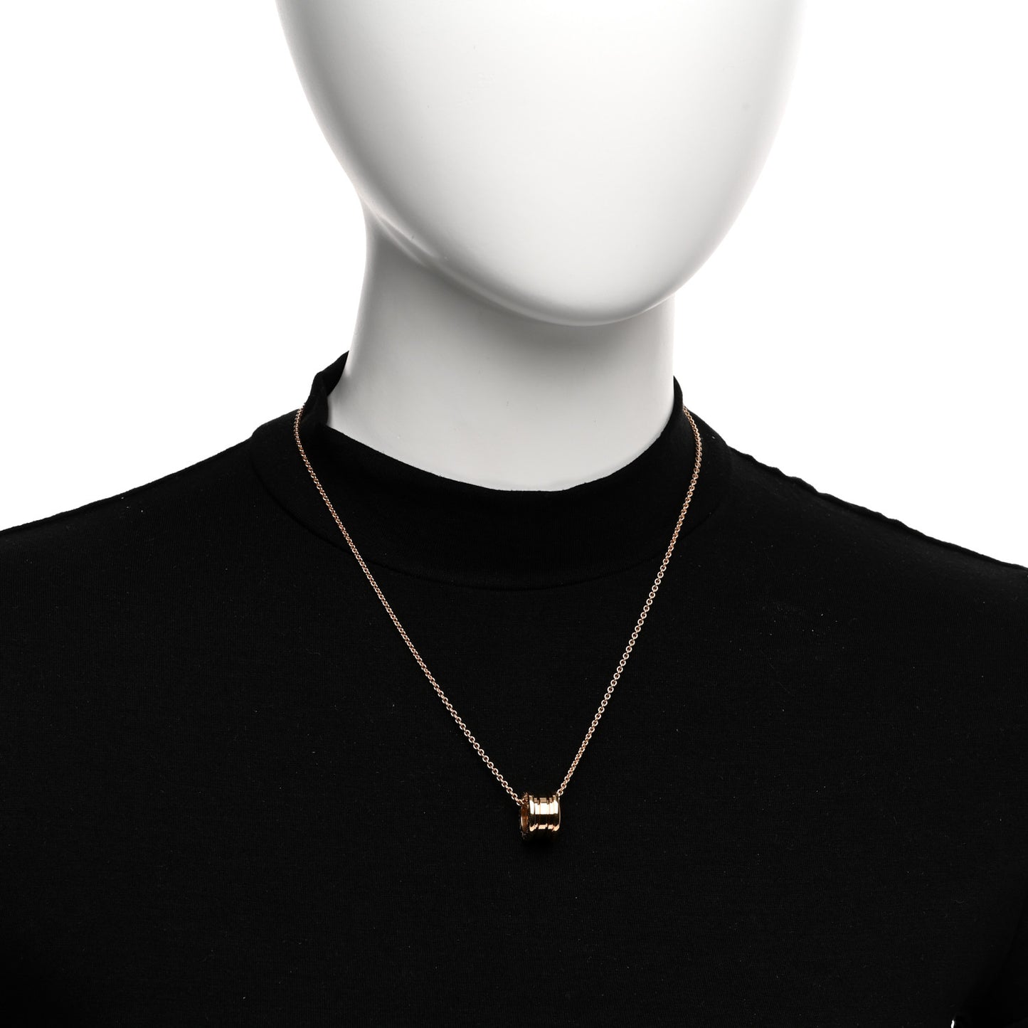 18K Rose Gold B.Zero1 Pendant Necklace