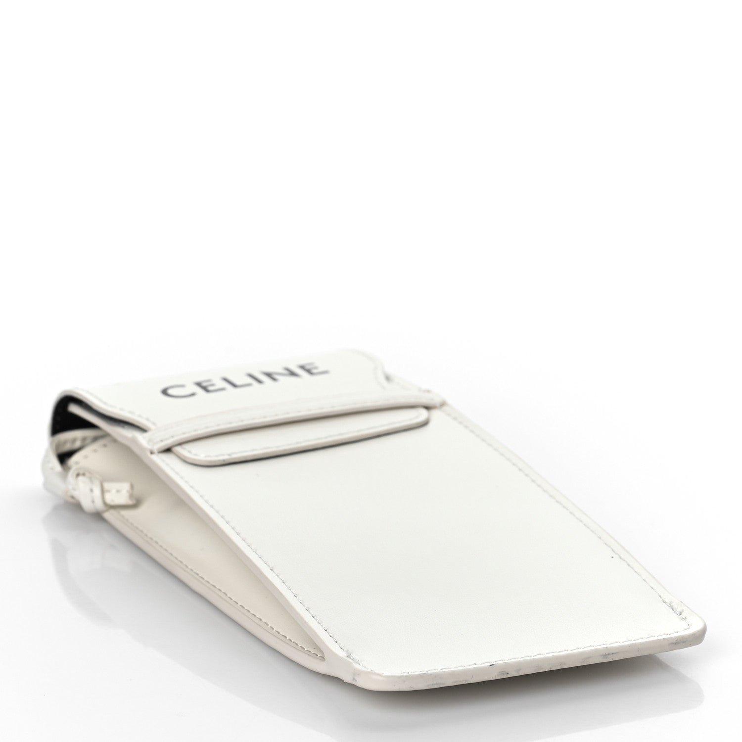 Celine Smooth Calfskin Sunglasses Pouch White 4 of 8