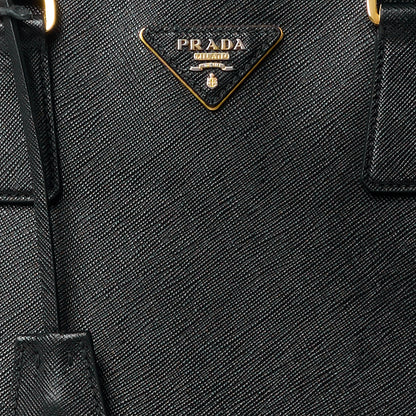 Prada Saffiano Large Galleria Double Zip Tote Black 10 of 13