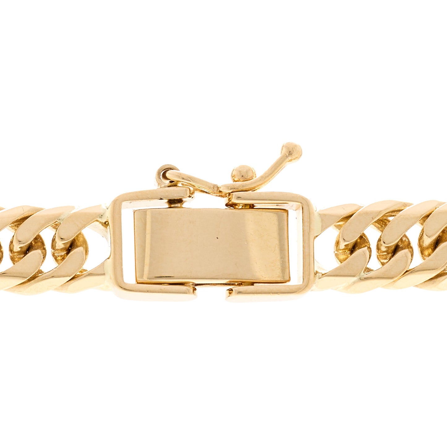 18K Yellow Gold Curb Chain Necklace 23.75"