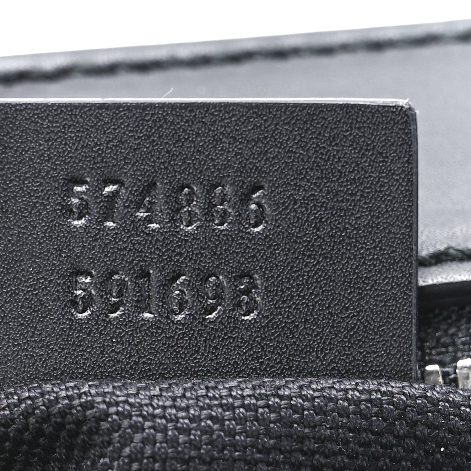Gucci GG Supreme Monogram Web Shoulder Bag Black Grey 7 of 13