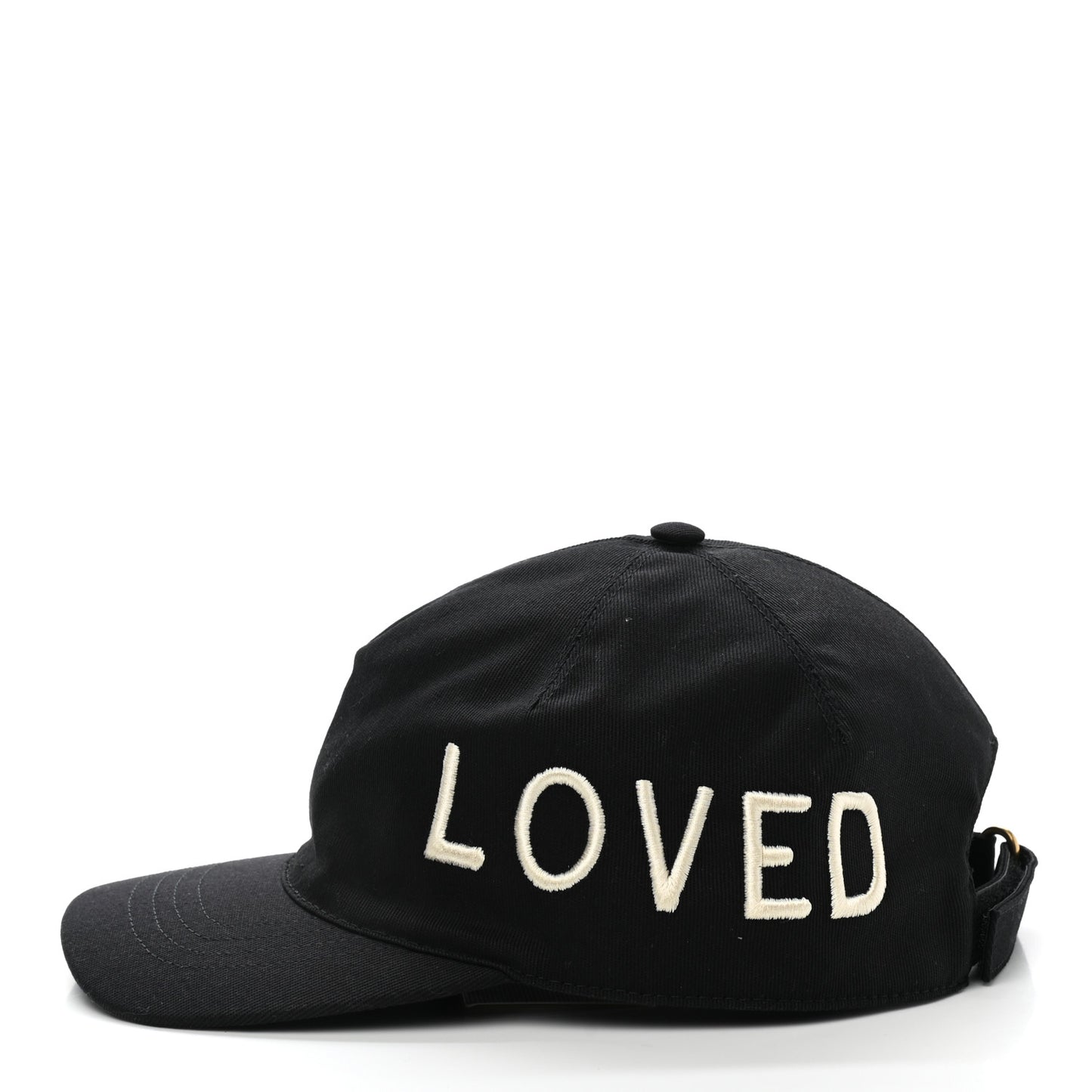 Cotton Loved Gucci Baseball Hat M Black