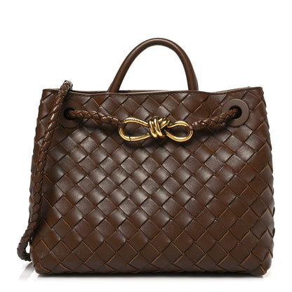 Bottega Veneta Nappa Intrecciato Small Andiamo Shoulder Bag Nocciola 1 of 9