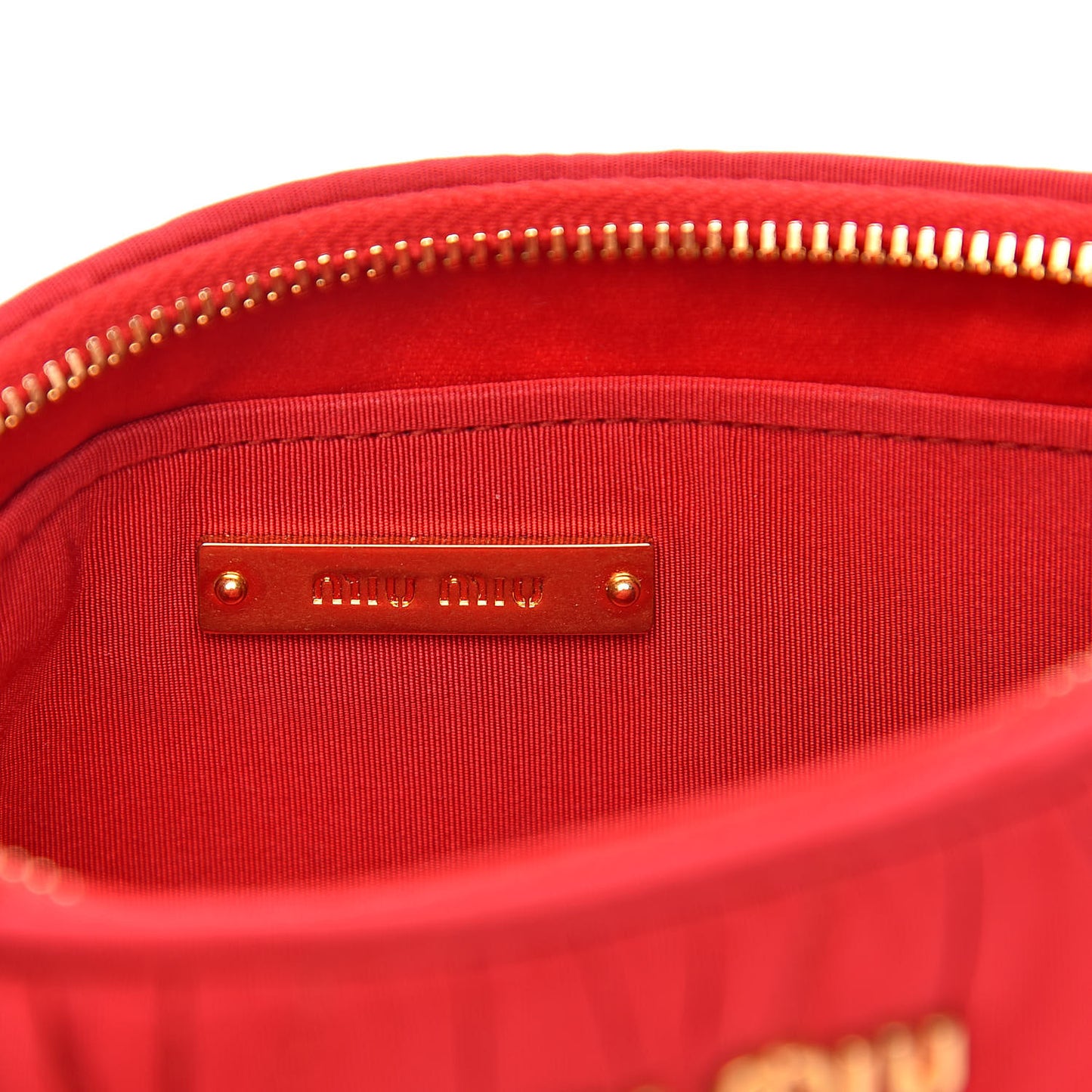 Faille Matelasse Wristlet Fuoco