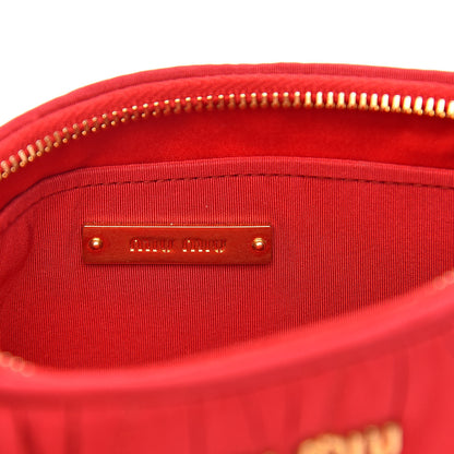 Miu Miu Faille Matelasse Wristlet Fuoco 5 of 7