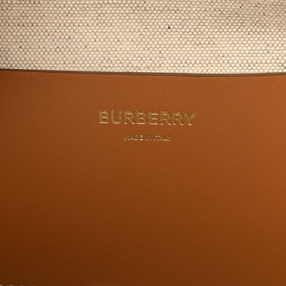 Burberry Raffia Calfskin Large Freya Tote Natural 6 of 10