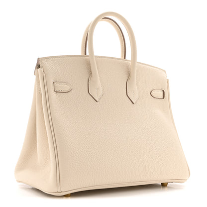 Hermes Togo Birkin 25 Craie 3 of 11