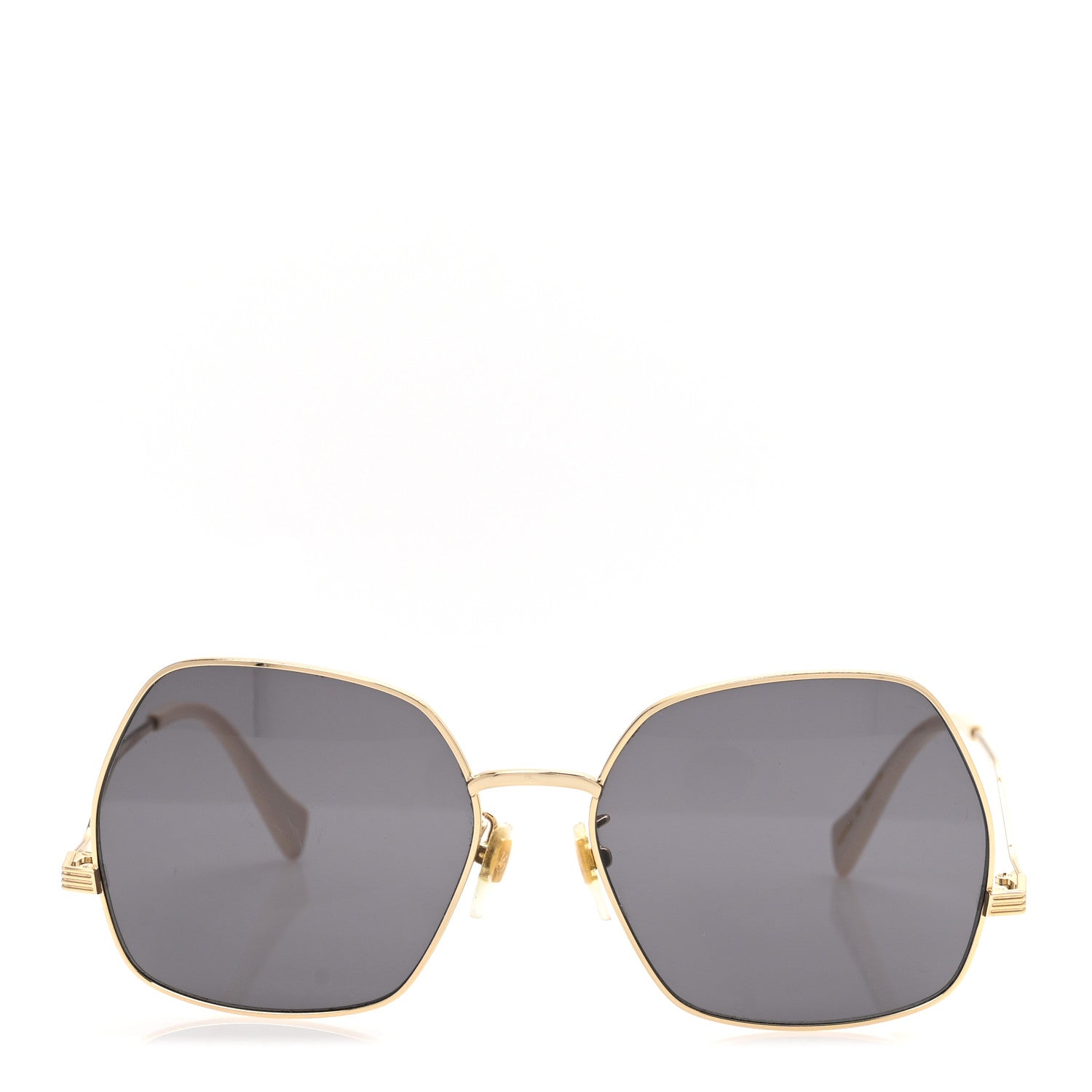 Gucci Metal Frame Sunglasses GG0972S Gold Brown 2 of 10