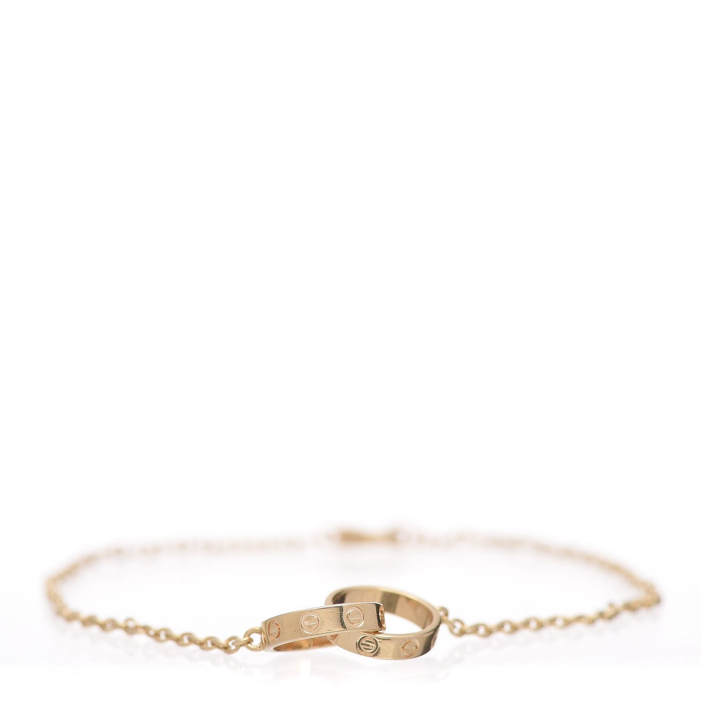 18K Yellow Gold Interlocking LOVE Bracelet