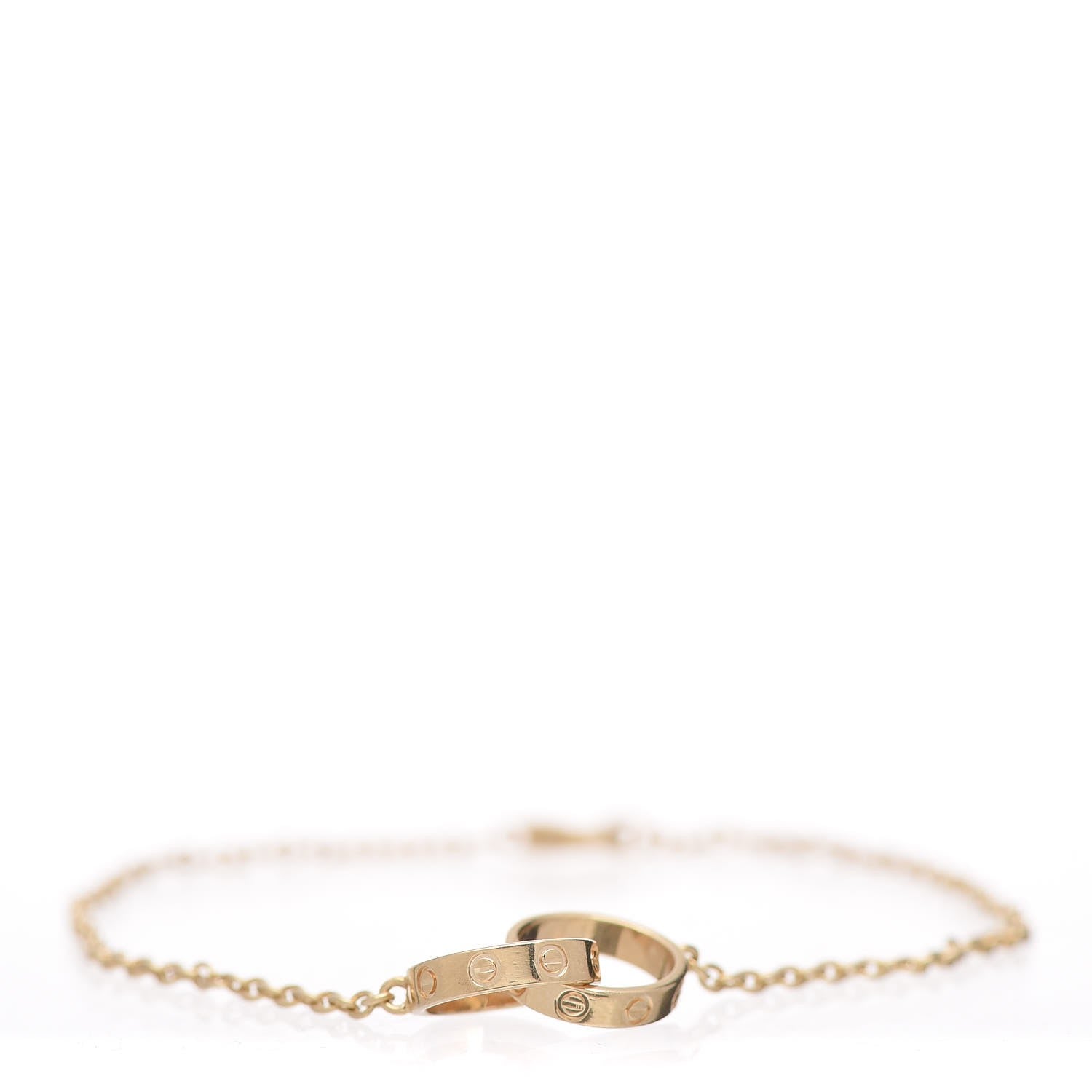 Cartier 18K Yellow Gold Interlocking LOVE Bracelet 1 of 5