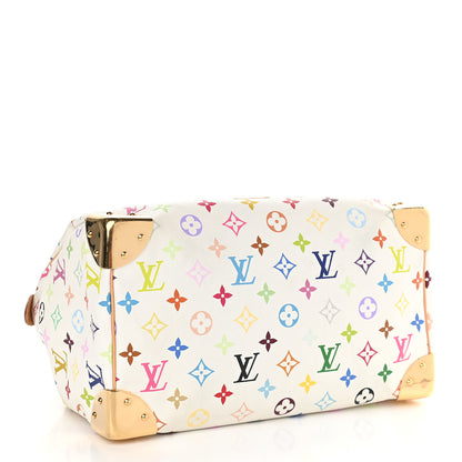 Louis Vuitton Monogram Multicolor Speedy 30 White 4 of 8
