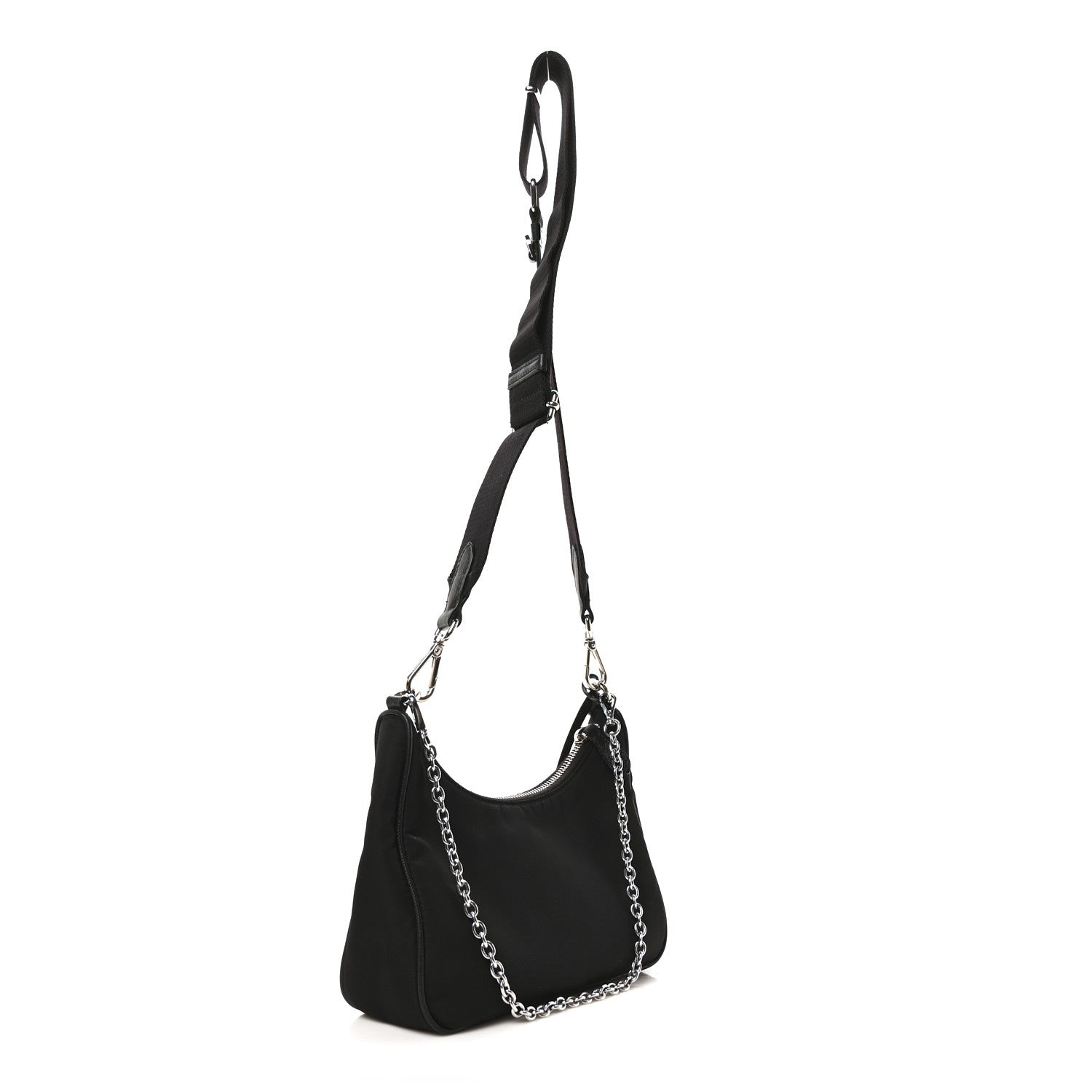 Prada Nylon Re-Edition 2005 Shoulder Bag Black 3 of 10
