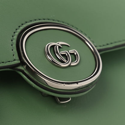 Gucci Senna Calfskin Petite GG Top Handle Shoulder Bag Green Soil Grass 11 of 13
