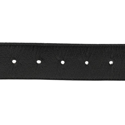 Gucci Textured Calfskin Double G 40mm Belt 80 32 Black 5 of 6
