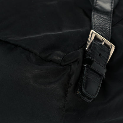 Prada Nylon Vela Single Buckle Backpack Black 10 of 12