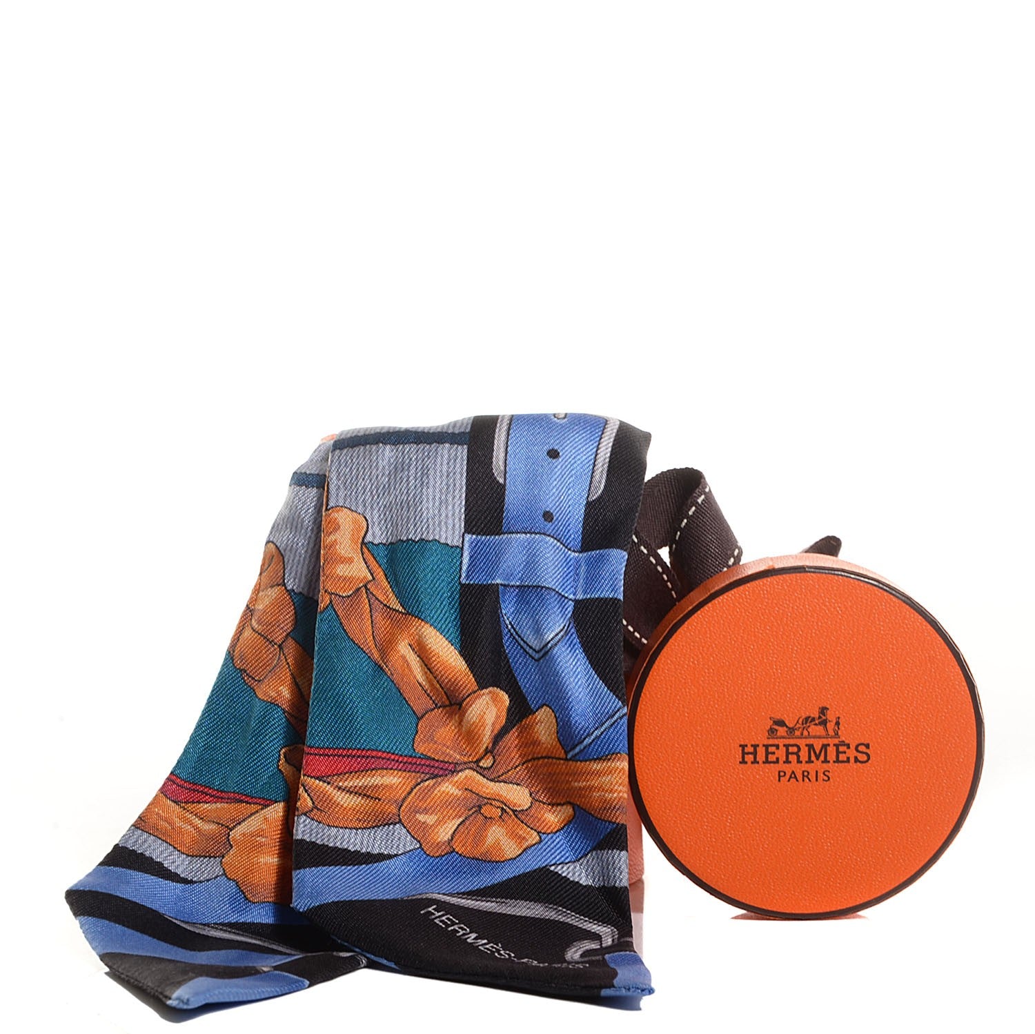 Hermes Silk Grand Manege Twilly 6 of 6