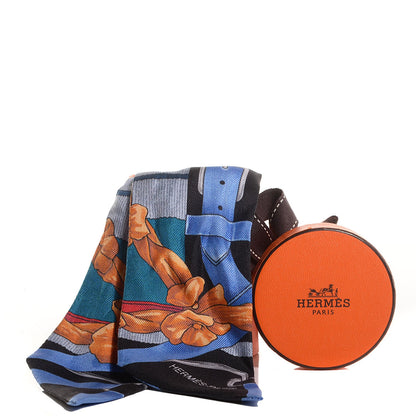 Hermes Silk Grand Manege Twilly 6 of 6