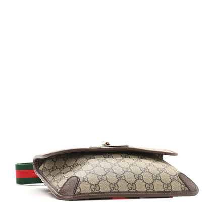 Gucci GG Supreme Monogram Neo Vintage Web Belt Bag Brown 4 of 11