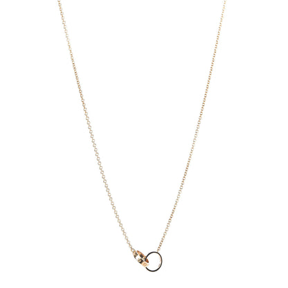 Cartier 18K Yellow Gold Interlocking LOVE Necklace 1 of 8