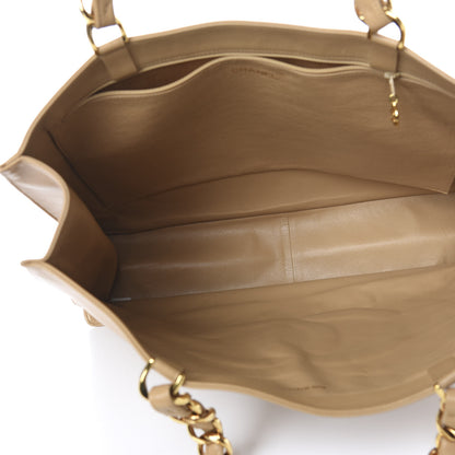Chanel Lambskin Jumbo CC Shoulder Bag Beige 4 of 14