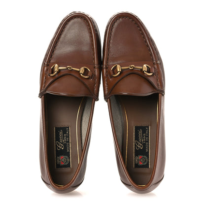 Gucci Betis Glamour Calfskin Womens 1953 Horsebit Loafers 35.5 Brown Sugar 2 of 12