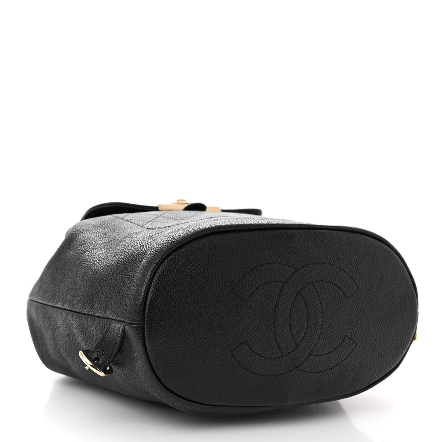 Caviar Quilted Backpack Black